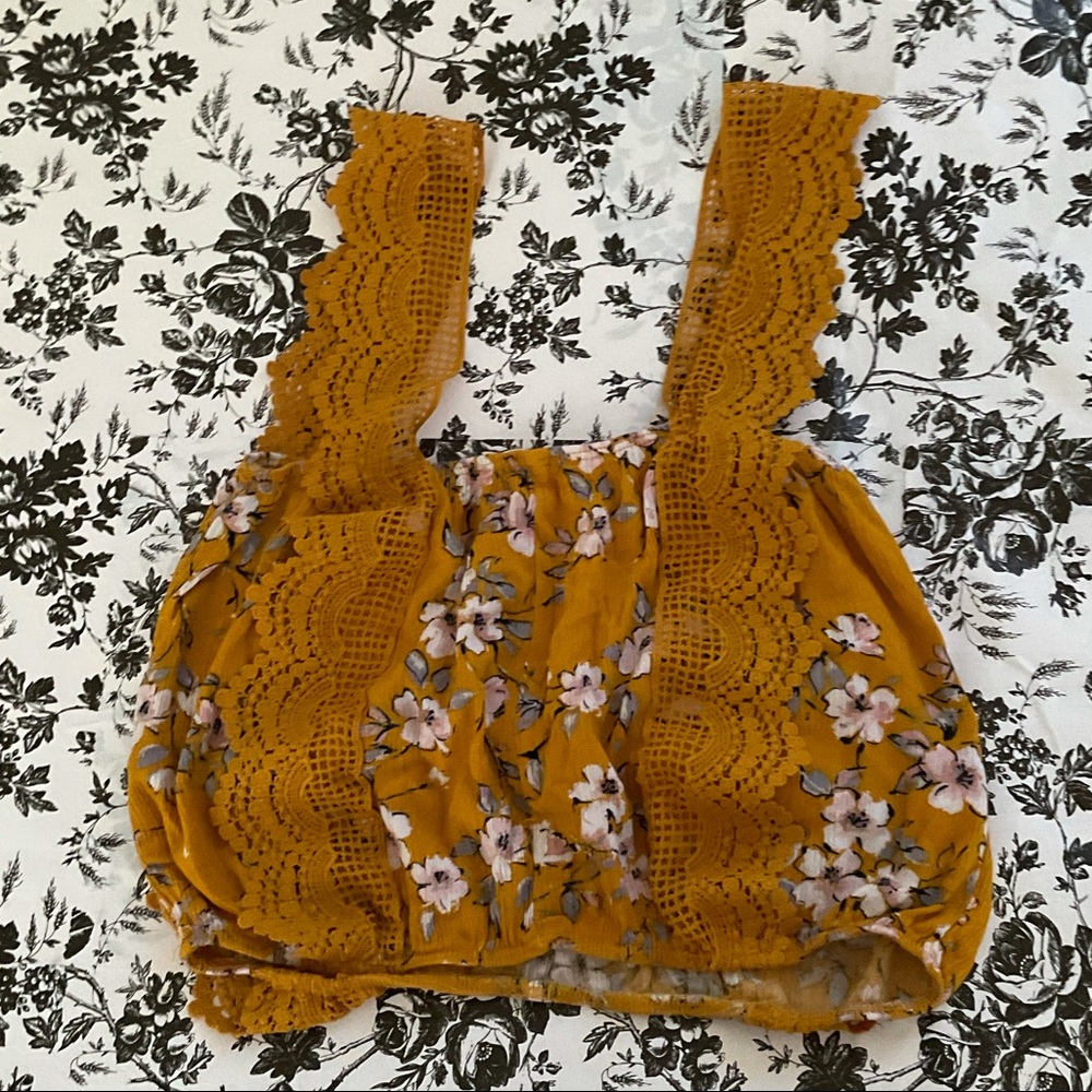 Floral Crop Top